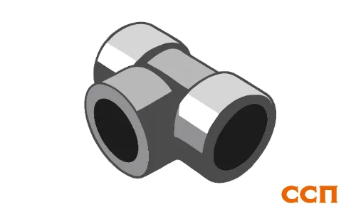 Тройник переходной 1 1/2″х1 1/4″ DN 40х32 SW ASTM A105 ASME B16.11